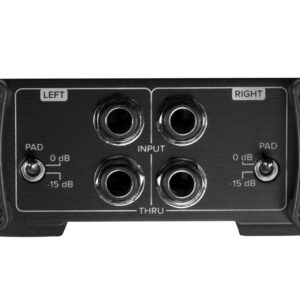 Mackie MDB-2P „Passive direct box“ signalo konverteris Juoda - Image 3