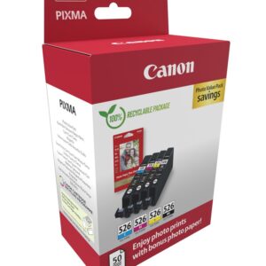 Canon 4540B019 rašalo kasetė 4 vnt Originalus Juoda, Žydras, Rausvai raudona, Geltona - Image 2