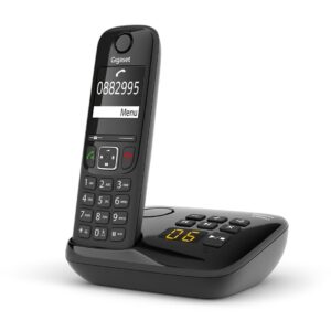 Gigaset AS690A Analoginio ryšio / DECT telefonas Skambintojo ID Juoda - Image 3