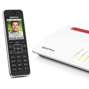Fon FRITZ! C6 DECT telefonas Skambintojo ID Juoda - Image 2