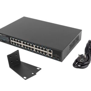 Lanberg RSGE-24P-2GE-2S-250 tinklo komutatorius Ne-valdomas
