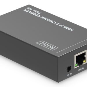Digitus DS-55518 vaizdo ir garso signalų ilgintuvas AV imtuvas Juoda - Image 3