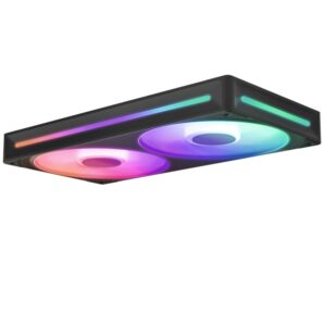 NZXT RF-U24HF-B1 Kompiuterio aušinimo sistema Kompiuterio korpusui Ventiliatorius Juoda - Image 3