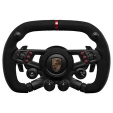 Fanatec CSL Elite Porsche Vision GT Steering Wheel, Suede, OLED Display, 310 mm Width - Black