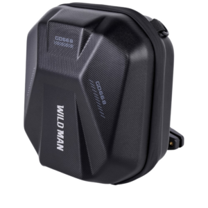 WildMan GD668 4L Rear Seat Bag for Electric Bike, juodos spalvos