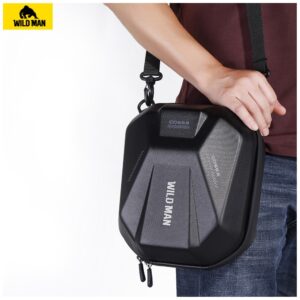 WildMan GD668 4L Rear Seat Bag for Electric Bike, juodos spalvos - Image 3