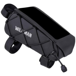 Dviračio krepšys WILDMAN GX100 Mount Frame Bag juodos spalvos - Image 1