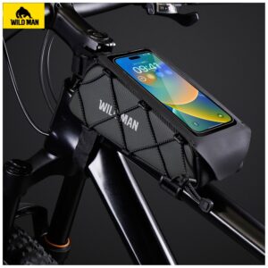 Dviračio krepšys WILDMAN GX100 Mount Frame Bag juodos spalvos - Image 2