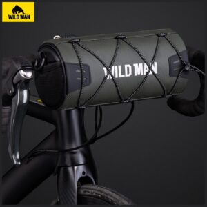 Bike Frame Bag WILDMAN GX300 2L Bike Mount juodos spalvos - Image 2