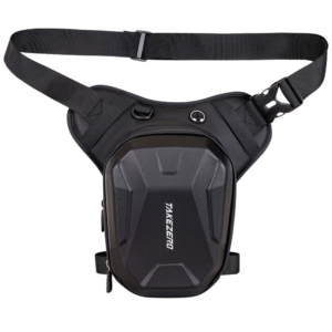Motorcycle Leg Bag TAKEZERO MTX2 2.5L juodos spalvos - Image 1