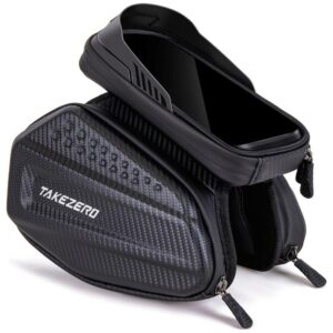 Dviračio krepšys TAKEZERO A6 1,2L Bike Mount juodos spalvos - Image 1