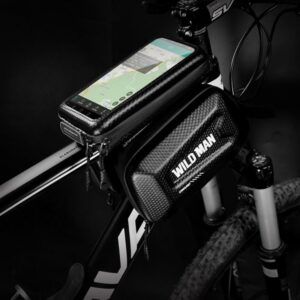 WILDMAN XLE6S Dviračio krepšys/Mount Frame Bag juodos spalvos - Image 3