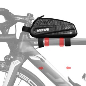 WILDMANEX bike frame bag/bag bike holder juodos spalvos - Image 4