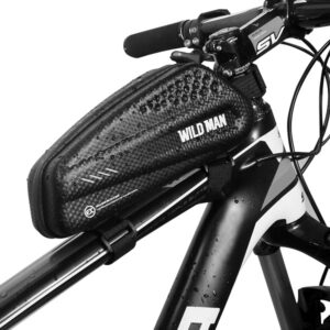 WILDMANEX bike frame bag/bag bike holder juodos spalvos