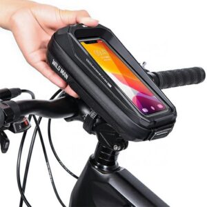 WILDMANMS33 bike case/holder frame bag juodos spalvos - Image 2