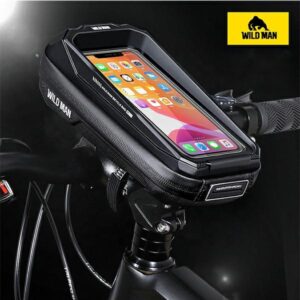 WILDMANMS33 bike case/holder frame bag juodos spalvos - Image 4
