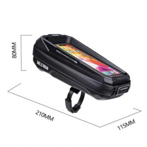 WILDMANMS33 bike case/holder frame bag juodos spalvos - Image 6