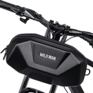 WILDMAN X9 Bike Frame Bag Bike Holder juodos spalvos