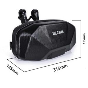 WILDMAN X9 Bike Frame Bag Bike Holder juodos spalvos - Image 4