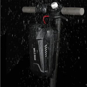 WILDMAN ES8X Plus scooter case/holder frame bag juodos spalvos - Image 3