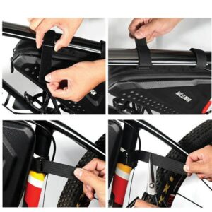 WILDMAN ES19 Bike Frame Dėklas/Bag Bike Holder juodos spalvos - Image 9