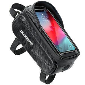 TAKEZEROTZ01 Dviračio krepšys/Mount Frame Bag juodos spalvos - Image 1