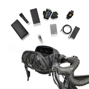 WILDMAN XT17 Dviračio krepšys/Mount, Handlebar Bag, juodos spalvos - Image 5