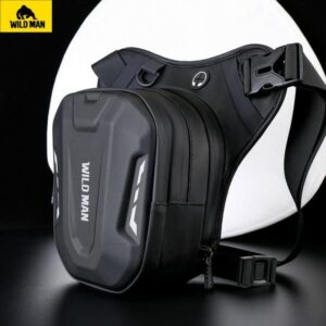 WILDMAN Motorcycle leg bag L1 3L juodos spalvos - Image 2