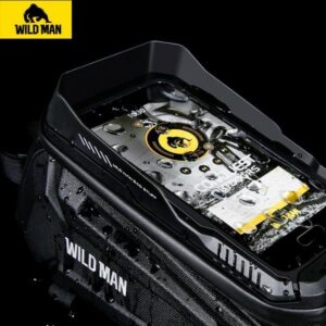 WILDMAN XT5 Bike Dėklas/Mount Frame Pannier juodos spalvos - Image 3