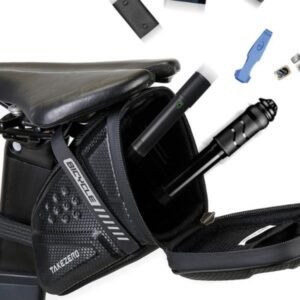 TAKEZERO TZ07 saddlebag/bag, bike holder, juodos spalvos - Image 2