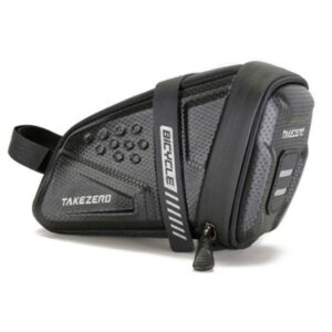 TAKEZERO TZ07 saddlebag/bag, bike holder, juodos spalvos