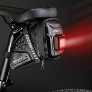 TAKEZERO TZ07 saddlebag/bag, bike holder, juodos spalvos - Image 7