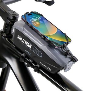 WILDMAN Bike case/holder FK6 frame bag pilkos spalvos-juodos spalvos - Image 2