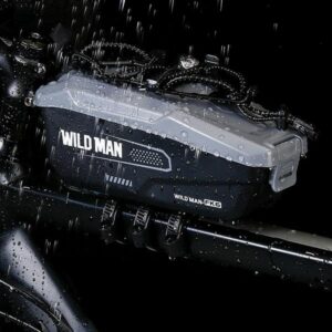 WILDMAN Bike case/holder FK6 frame bag pilkos spalvos-juodos spalvos - Image 3