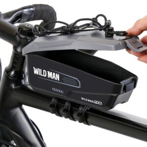 WILDMAN Bike case/holder FK6 frame bag pilkos spalvos-juodos spalvos - Image 4