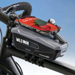 WILDMAN Bike case/holder FK6 frame bag pilkos spalvos-juodos spalvos - Image 7