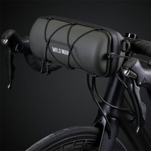 WILDMAN GD7 Dviračio krepšys/Holder Handlebar Bag juodos spalvos - Image 2