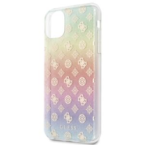 Guess GUHCN65PEOML Apple iPhone 11 Pro Max multicolor kietas dėklas Iridescent 4G Peony - Image 3
