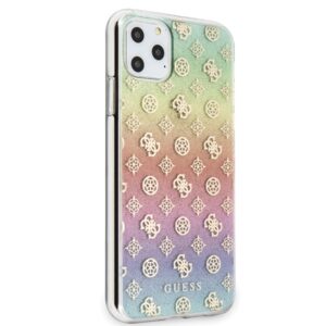 Guess GUHCN65PEOML Apple iPhone 11 Pro Max multicolor kietas dėklas Iridescent 4G Peony - Image 5