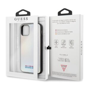 Guess GUHCN65BLD Apple iPhone 11 Pro Max silver kietas dėklas Iridescent - Image 5