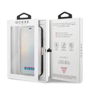 Guess GUFLBKN58BLD Apple iPhone 11 Pro silver book Iridescent - Image 6