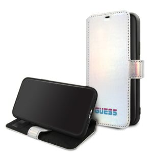 Guess GUFLBKN65BLD Apple iPhone 11 Pro Max silver book Iridescent - Image 2