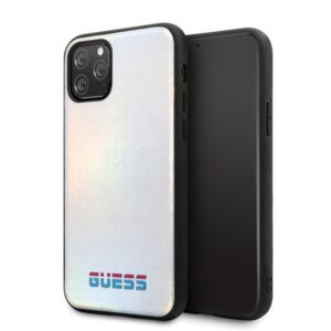 Guess GUHCN58BLD Apple iPhone 11 Pro silver kietas dėklas Iridescent