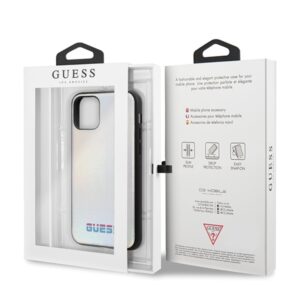 Guess GUHCN58BLD Apple iPhone 11 Pro silver kietas dėklas Iridescent - Image 7