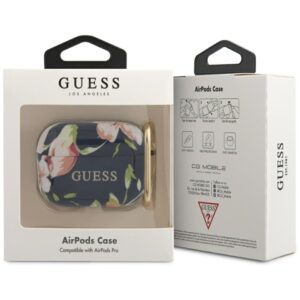 Guess GUACAPTPUBKFL03 AirPods Pro dėklas mėlynos spalvos N.3 Flower Collection - Image 2