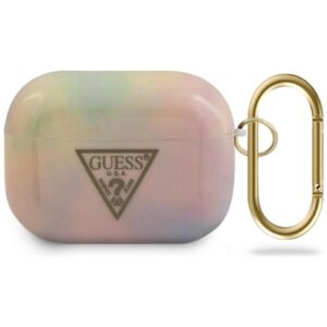 Guess GUACAPTPUMCGG01 AirPods Pro dėklas rožinės spalvos Tie & Dye Collection - Image 1