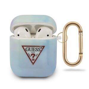 Guess GUACA2TPUMCGC02 AirPods dėklas mėlynos spalvos Tie & Dye Collection - Image 1