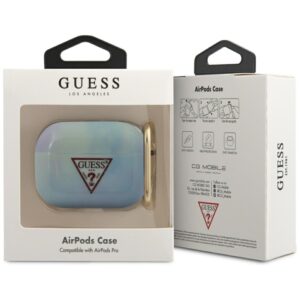 Guess GUACAPTPUMCGC02 AirPods Pro dėklas mėlynos spalvos Tie & Dye Collection - Image 2