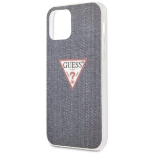 Guess GUHCP12SPCUJULDB Apple iPhone 12 mini 5,4" dark blue kietas dėklas Jeans Collection - Image 6