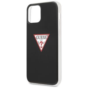 Guess GUHCP12MPCUCTLBK Apple iPhone 12/12 Pro 6,1" juodos spalvos kietas dėklas Triangle Collection - Image 6